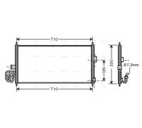 PRASCO DN5201 Air conditioning condenser