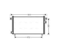 PRASCO DN5330 Air conditioning condenser