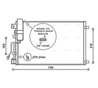AVA COOLING SYSTEMS DNA5283D Air conditioning condenser