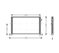 AVA COOLING SYSTEMS FD5334 Air conditioning condenser