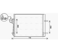 PRASCO FD5647D Air conditioning condenser