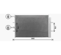 PRASCO FD5675D Air conditioning condenser