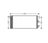 PRASCO FTA5406D Air conditioning condenser