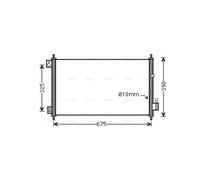 PRASCO HD5229 Air conditioning condenser