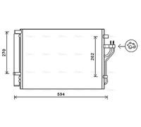 AVA COOLING SYSTEMS HY5280D Air conditioning condenser