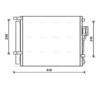 PRASCO HY5310D Air conditioning condenser