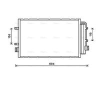 PRASCO IV5127D Air conditioning condenser