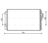 PRASCO KA5157D Air conditioning condenser