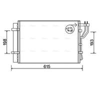 PRASCO KA5206D Air conditioning condenser