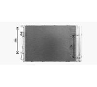 AVA Aircon Condenser KA5341D for KIA RIO (2017) 1.2 CVVT etc