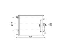Air Con Condenser KAA5150D AVA AC Conditioning 976062K000 976062K000AS