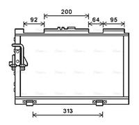 HIGHWAY AUTOMOTIVE 40130005 Air conditioning condenser