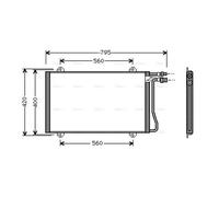 PRASCO MS5219 Air conditioning condenser