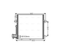 PRASCO MS5406D Air conditioning condenser