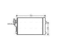 AVA COOLING SYSTEMS MSA5484D Air conditioning condenser