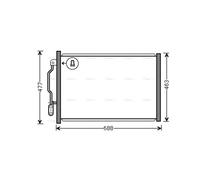 PRASCO MSA5605 Air conditioning condenser