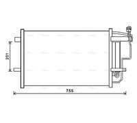 PRASCO MZ5242D Air conditioning condenser