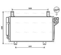 PRASCO MZ5264D Air conditioning condenser
