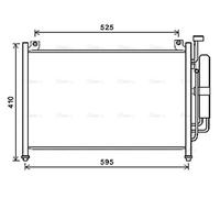 PRASCO MZA5236D Air conditioning condenser