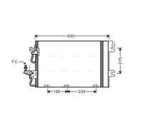 AVA OL5366D Cooling Condenser
