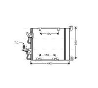 AVA Aircon Condenser OL5368D for OPEL ASTRA (2004) 1.7 CDTI etc