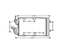 AVA COOLING SYSTEMS OL5454D Air conditioning condenser
