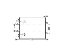 PRASCO OL5480 Air conditioning condenser