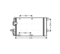AVA COOLING SYSTEMS OLA5326D Air conditioning condenser