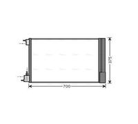 AVA OLA5478D Cooling Condenser