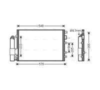 RENAULT KANGOO 2008- 2020 1.9 DCI Condenser RTA5340D