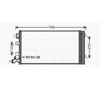 PRASCO RTA5449D Air conditioning condenser