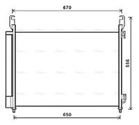 PRASCO RTA5466D Air conditioning condenser