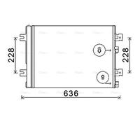 PRASCO RTA5467D Air conditioning condenser