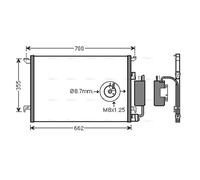 AVA COOLING SYSTEMS SBA5058D Air conditioning condenser