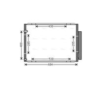 AVA COOLING SYSTEMS TO5574D Air conditioning condenser