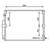 AVA Aircon Condenser TO5617D for TOYOTA LAND CRUISER (1998) LAND CRUISER 100 4.