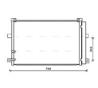 PRASCO VN5369D Air conditioning condenser