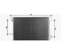 PRASCO VN5437D Air conditioning condenser