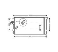 AVA COOLING SYSTEMS VNA5244D Air conditioning condenser