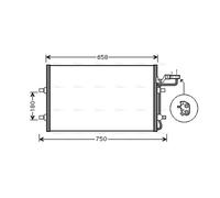 PRASCO VO5140 Air conditioning condenser