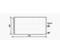 PRASCO VO5194D Air conditioning condenser