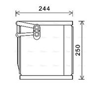 AVA COOLING SYSTEMS KAV199 Air conditioning evaporator