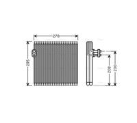 AVA COOLING SYSTEMS TOV485 Air conditioning evaporator