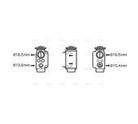 AVA COOLING SYSTEMS BW1240 AC expansion valve