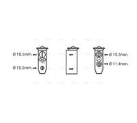 AVA COOLING SYSTEMS DN1358 AC expansion valve