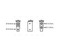 AVA COOLING SYSTEMS DN1389 AC expansion valve
