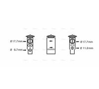 AVA Aircon Expansion Valve OL1411 for OPEL MERIVA (2003) 1.6 OPC etc