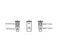 AVA COOLING SYSTEMS VO1171 AC expansion valve