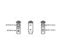 PRASCO VO1172 AC expansion valve