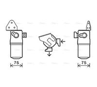 AVA Aircon Receiver dryer AID348 for AUDI A8 D3 (2003) A8 3.0 etc